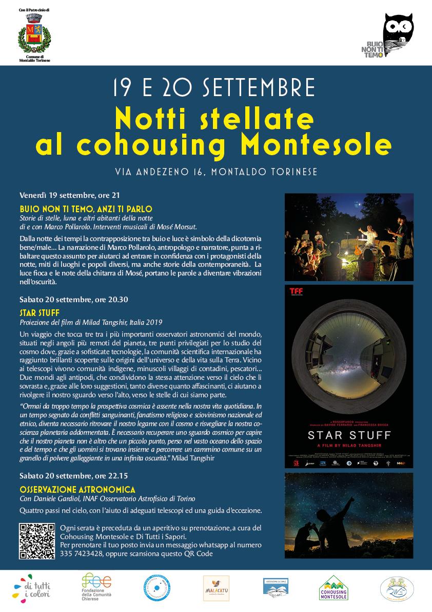 notti stellate al cohousing Montesole